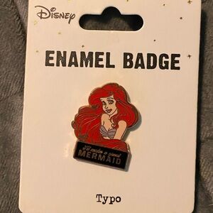 Disney little mermaid enamel pin